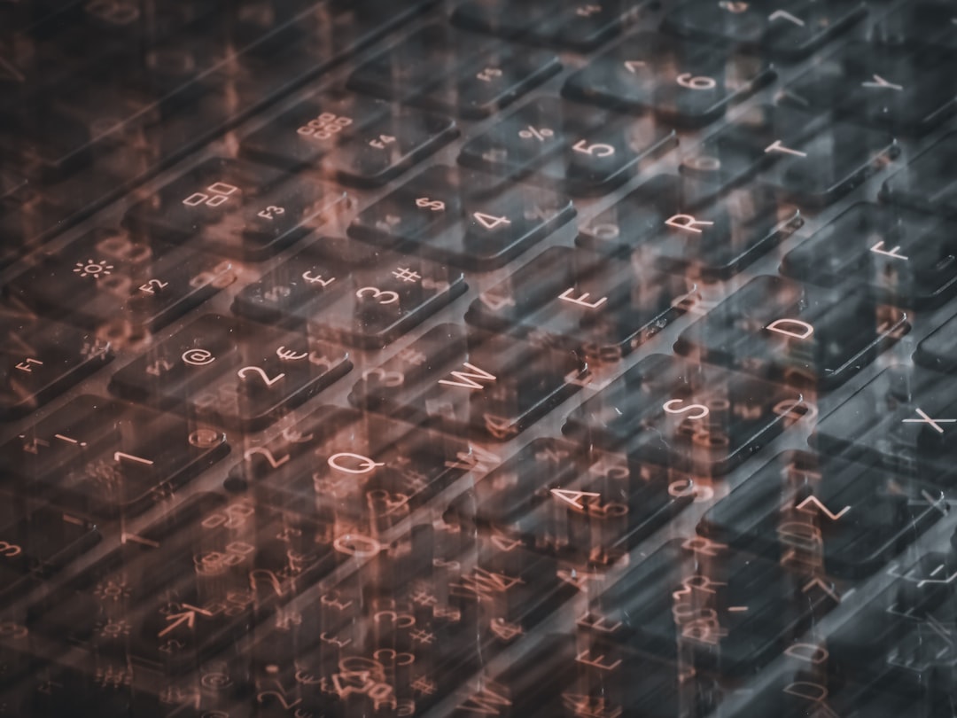 phone keypad closeup