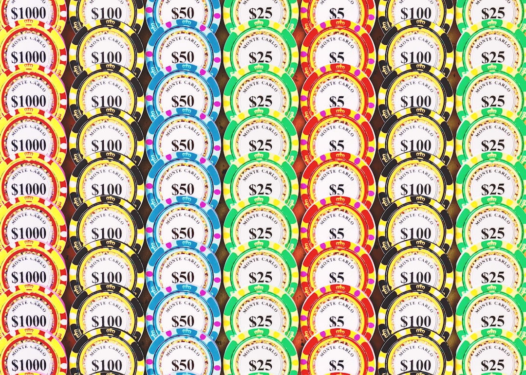 casino chips table